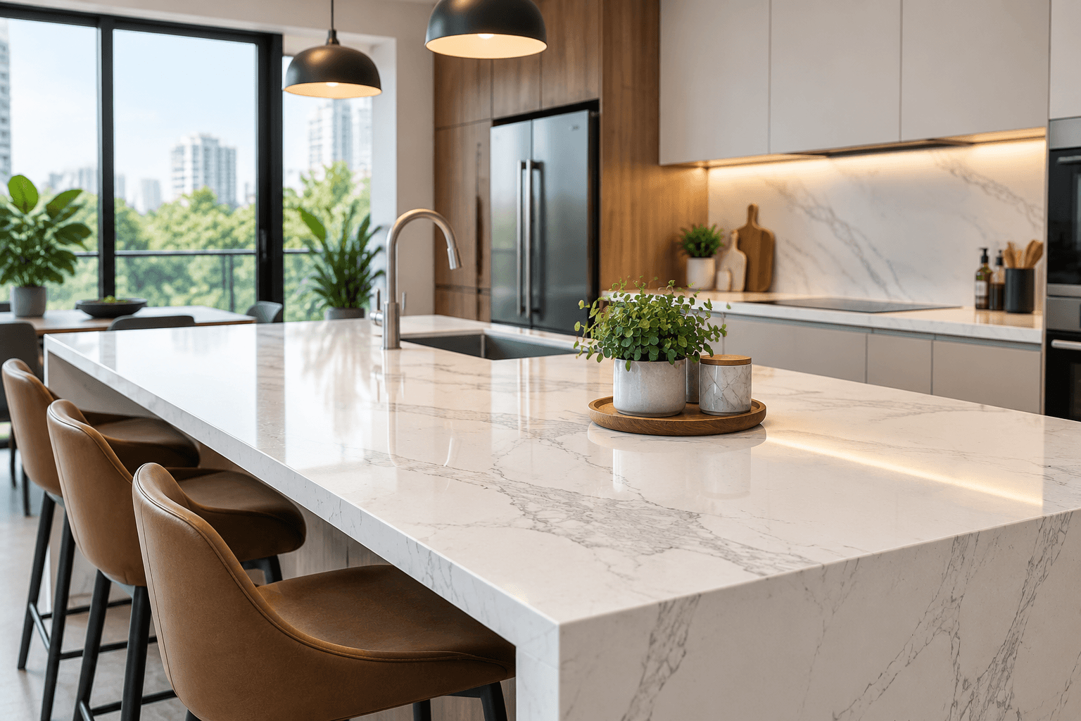 Quartz vs Sintered Stone Kitchen Countertops in Singapore: Which One Should You Choose?