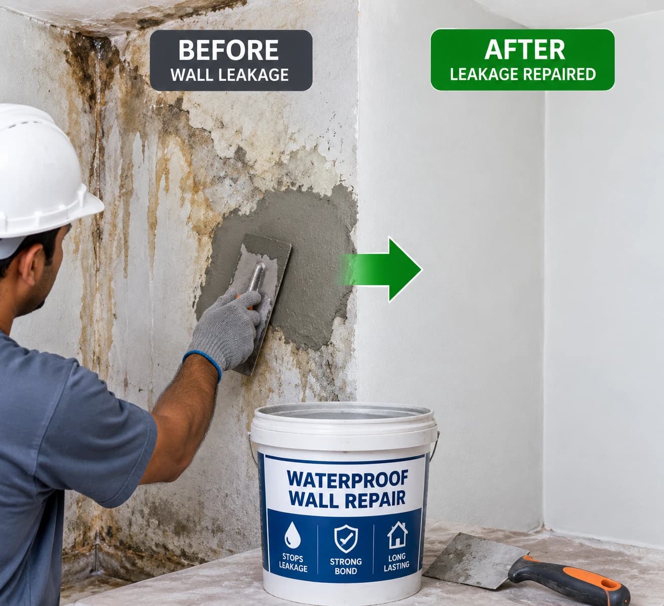Wall Leakage Repair in Singapore
